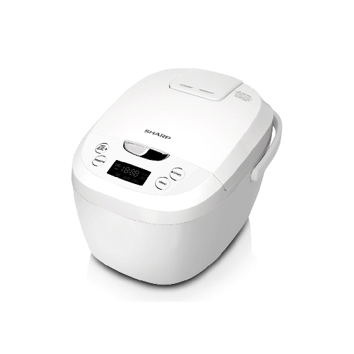 Sharp Electronic Rice Cooker With 10 Varieties Cooking Mode, KS-E185-WH