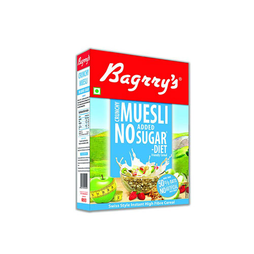 Bagrrys Crunchy Muesli, No Added Sugar, 500g