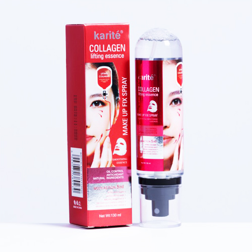 Karite Collagen Lifting Essence, Make up Fix Spray, Radiance And Smoothing Essence, 130ml (2182-47B)