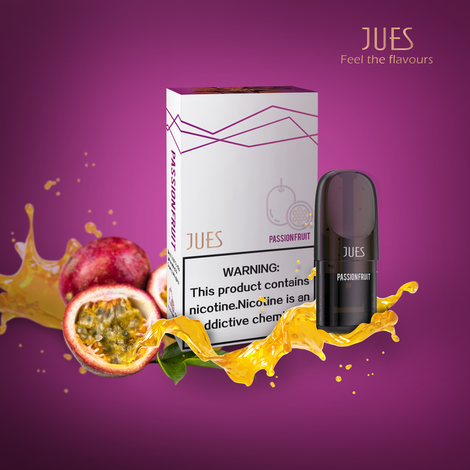 Jues Nicotine Vape Pod - Passion Fruit