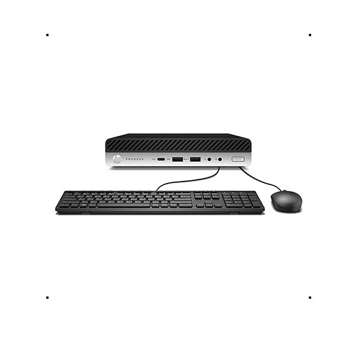 HP ProDesk 600 G3 - 6th Generation Intel Core i5 Processor | 8GB RAM, 256GB SSD, Monitor, Keyboard, Mouse, Mouse Pad - Black