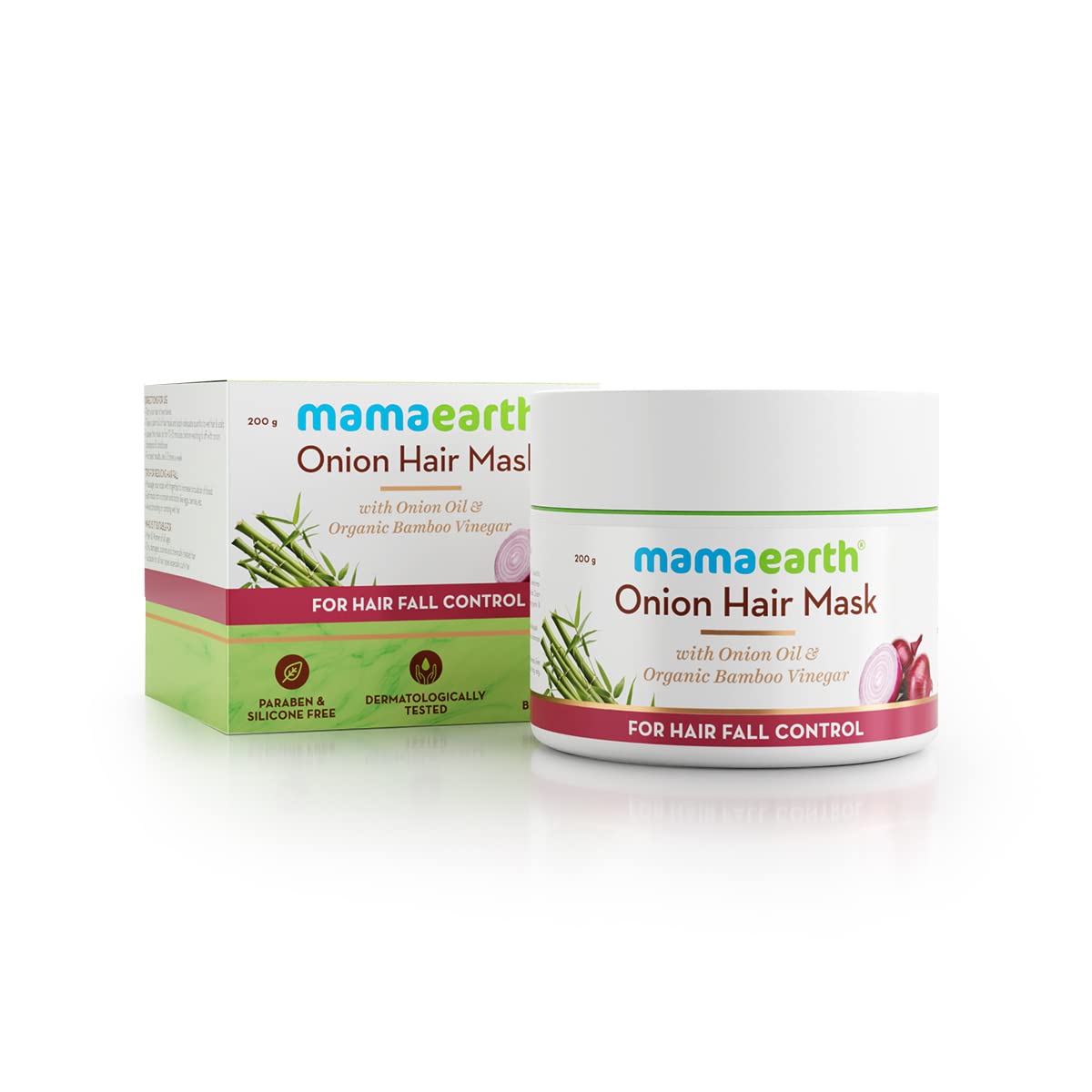 Mamaearth Onion Hair Mask With Onion Oil And Organic Bamboo Vinegar For Hair  Fall Control, 200g | Ngori Tsha Lay Gay Si Nu | Azha Pasa