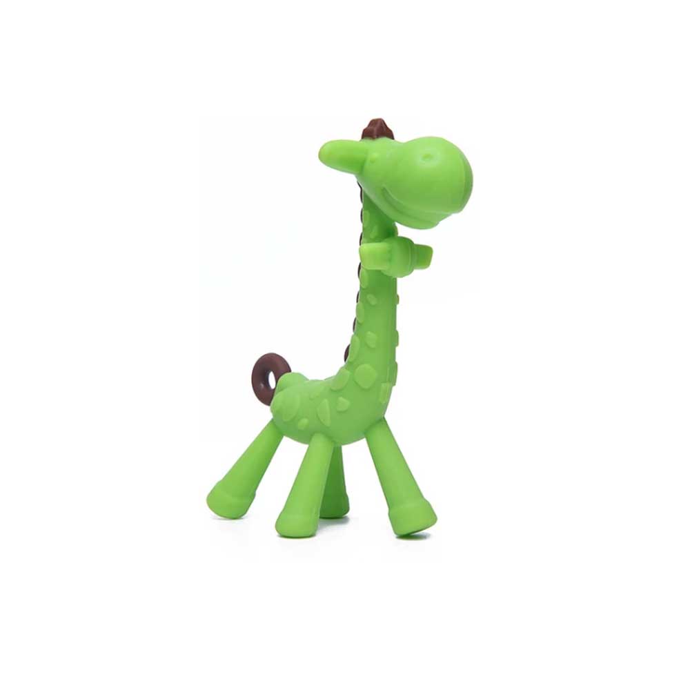 Giraffe Baby Chewing Toy - Green
