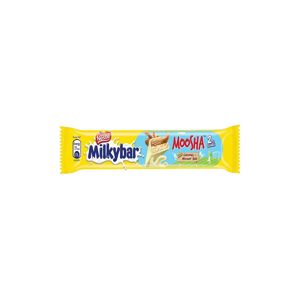 Nestle Milky-bar Moosha - Caramel + Nougat Bar - 18g