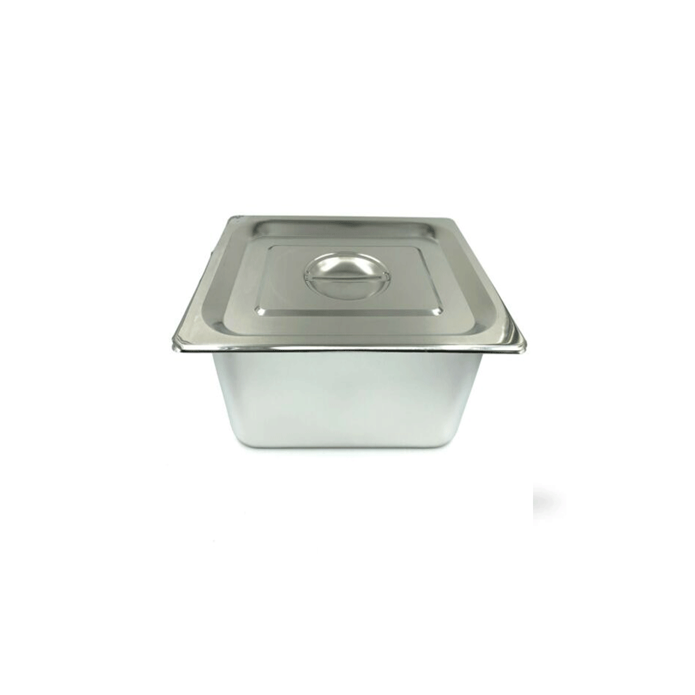 1/4 Gastronorm Stainless Steel Pot Deep Food Storage Catering Takeaway Pan