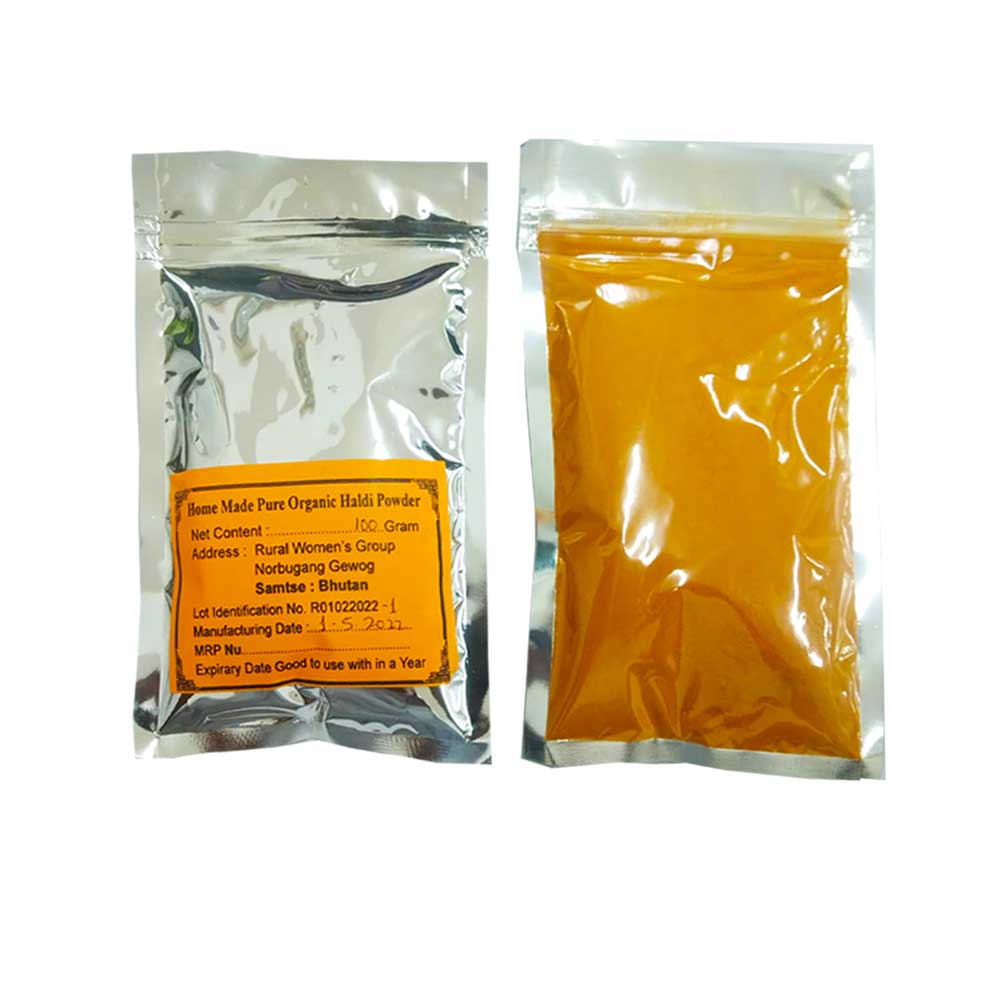 Home Made Pure Organic Turmeric/Haldi Powder - 100g