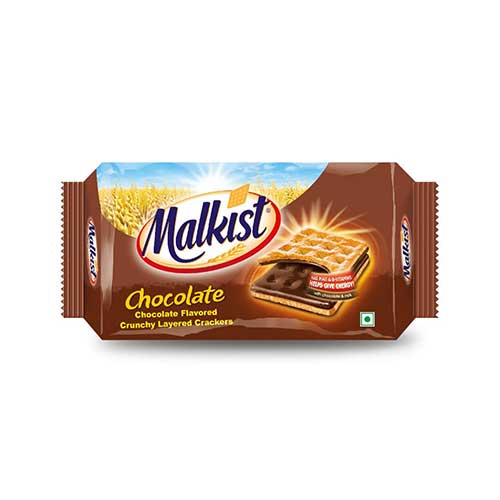 Malkist Chocolate Flavoured Cruncy Layered Crackers, 150g