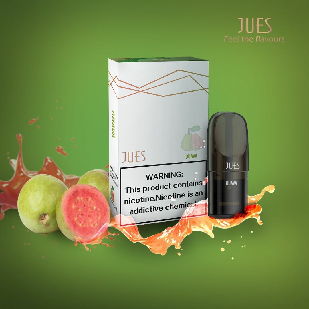 Jues Nicotine Vape Pod - Guava, 2ml