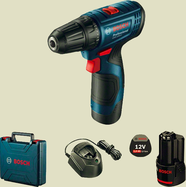 Bosch - Cordless Drill - Double Battery - GSR 120Li