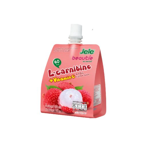 Jele Beautie - L-carnitine And Vitamin C - Lychee Flavor - 150g