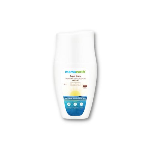 Mamaearth Aqua Glow Hydrating Sunscreen Gel with Himalayan Thermal Water & Hyaluronic Acid - 50g