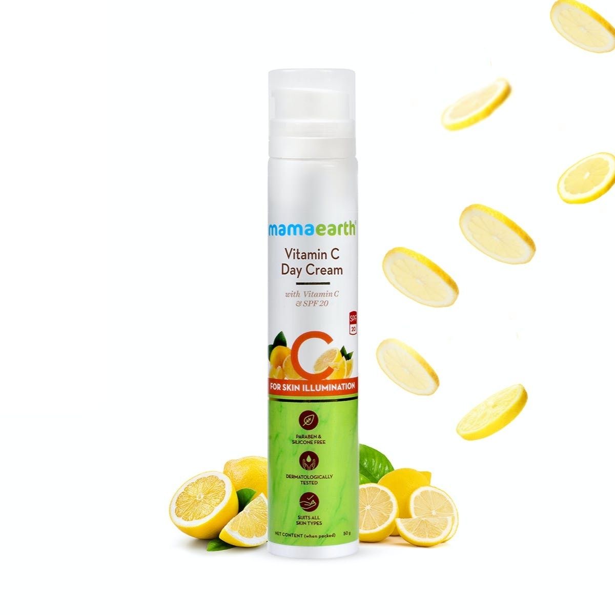 Mamaearth Vitamin C Day Cream With Vitamin C And SPF 20 For Skin Illumination, 50g
