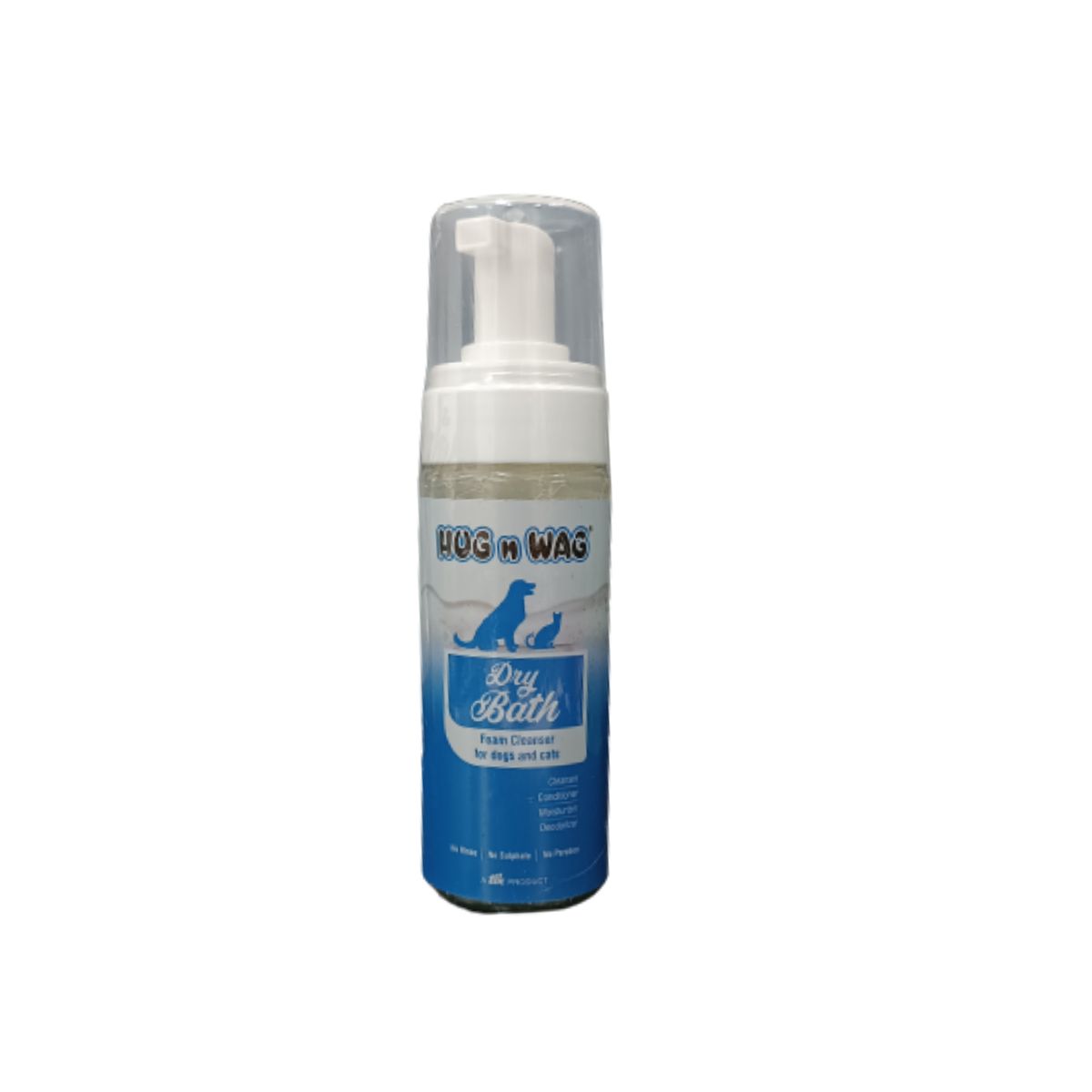 Hug n Wag - Dry Bath Foam Cleanser - 150 ml