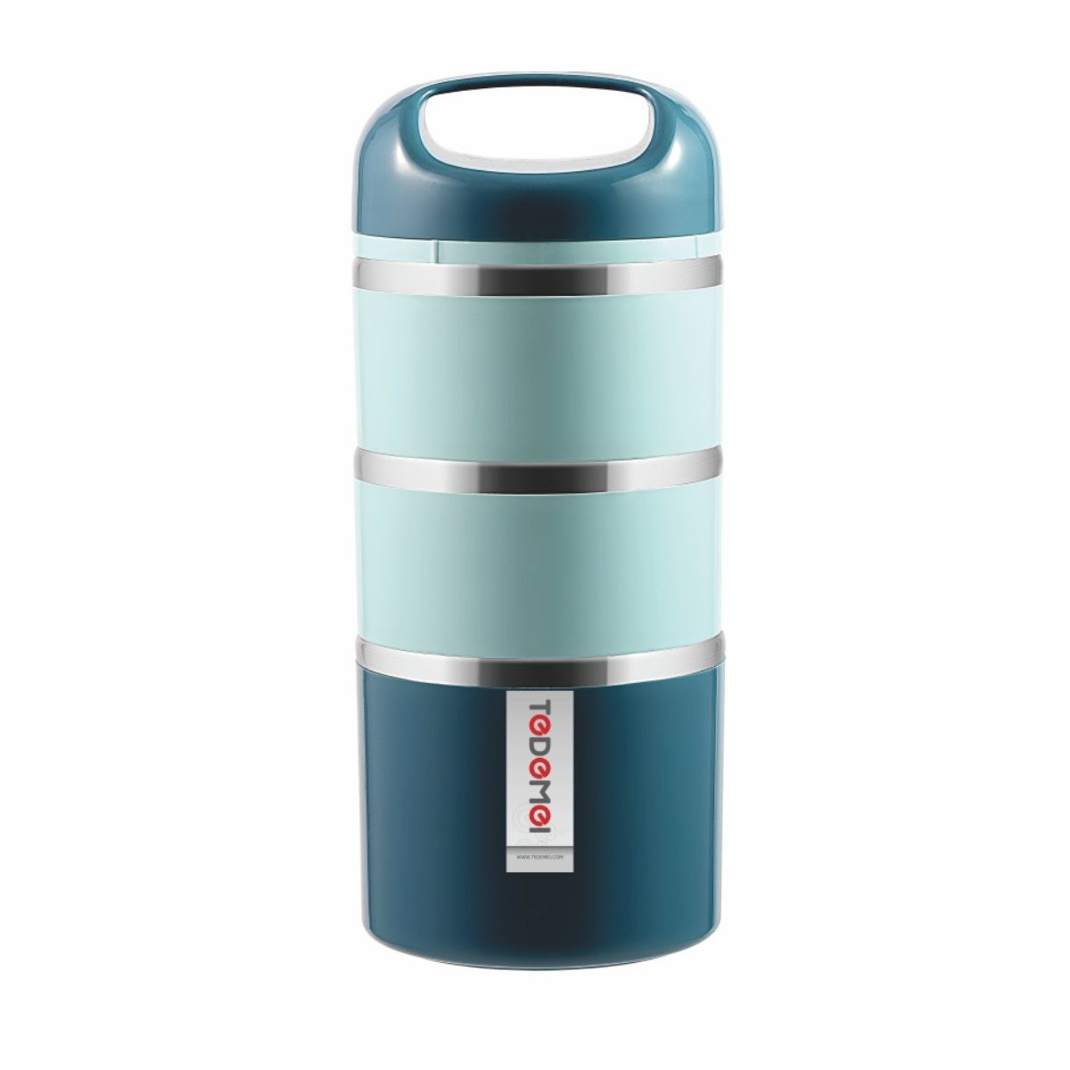 Tedemei Lunch Box - Triple Layer - 1.43L - Blue