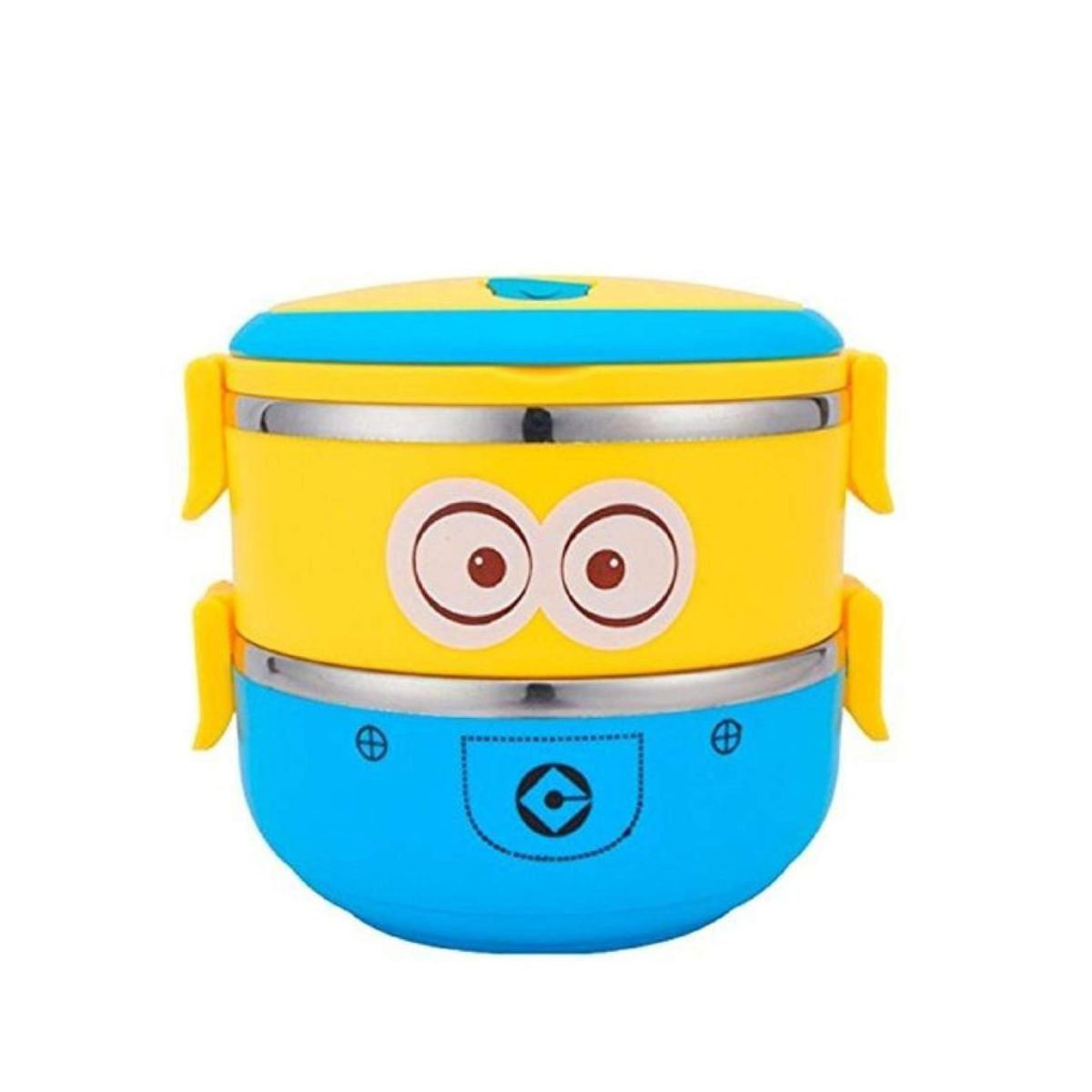 Minion Cartoon Lunch Box - Double Layer