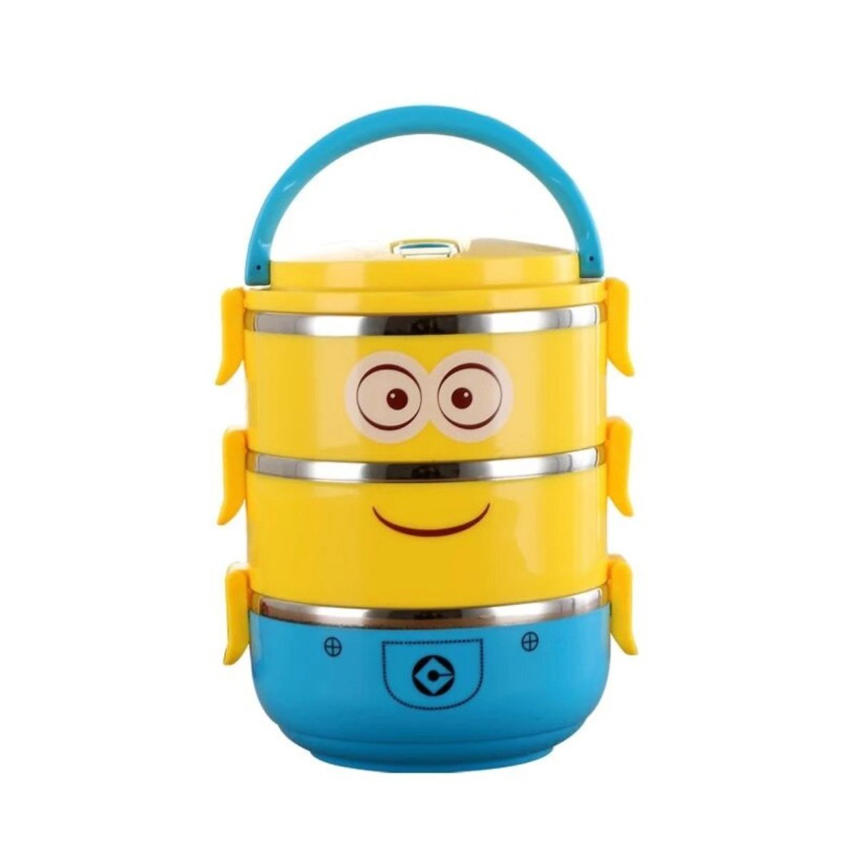 Minion Cartoon Lunch Box - Triple Layer