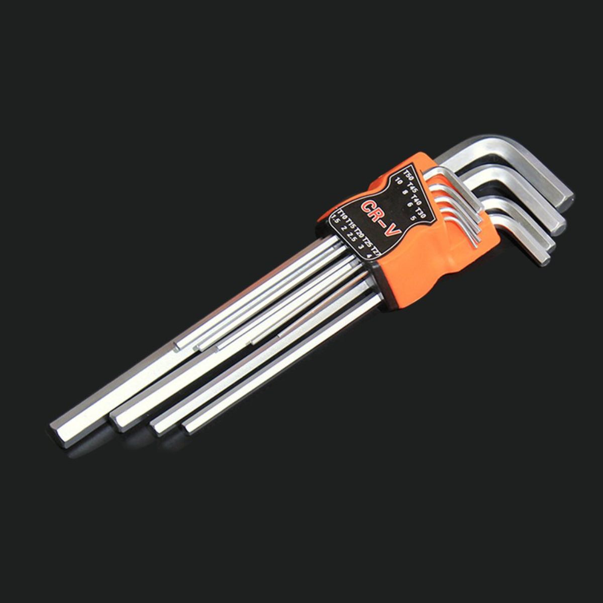 Durable Wrench - Allen Key Set - 9 Pcs - CR-V
