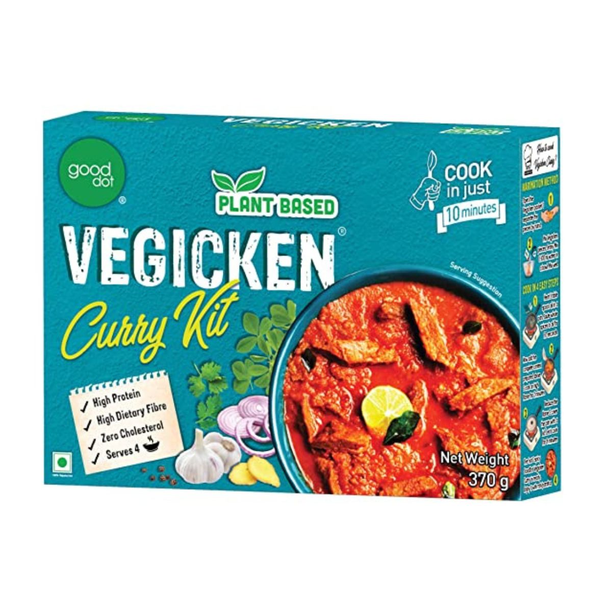 Good Dot - Vegicken Curry Kit - Vegan Plant Based - 370g