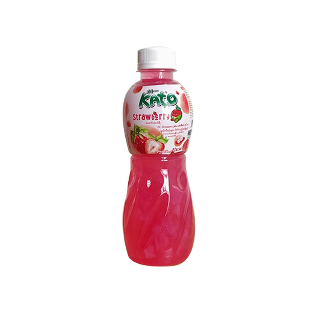 Kato Strawberry Juice with Nata de Coco - 320 ml