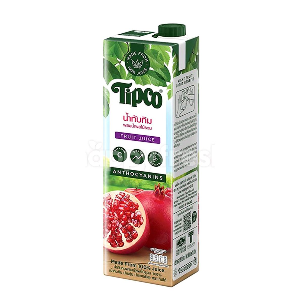 Tipco Pomegranate Mixed Fruit Juice - Anthocyanins - 1L