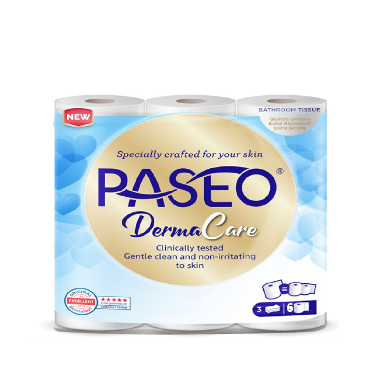 Paseo - Derma Care - Clinically Tested Gentle Clean And Non-irritating To Skin - Tissue Paper - 1pcs