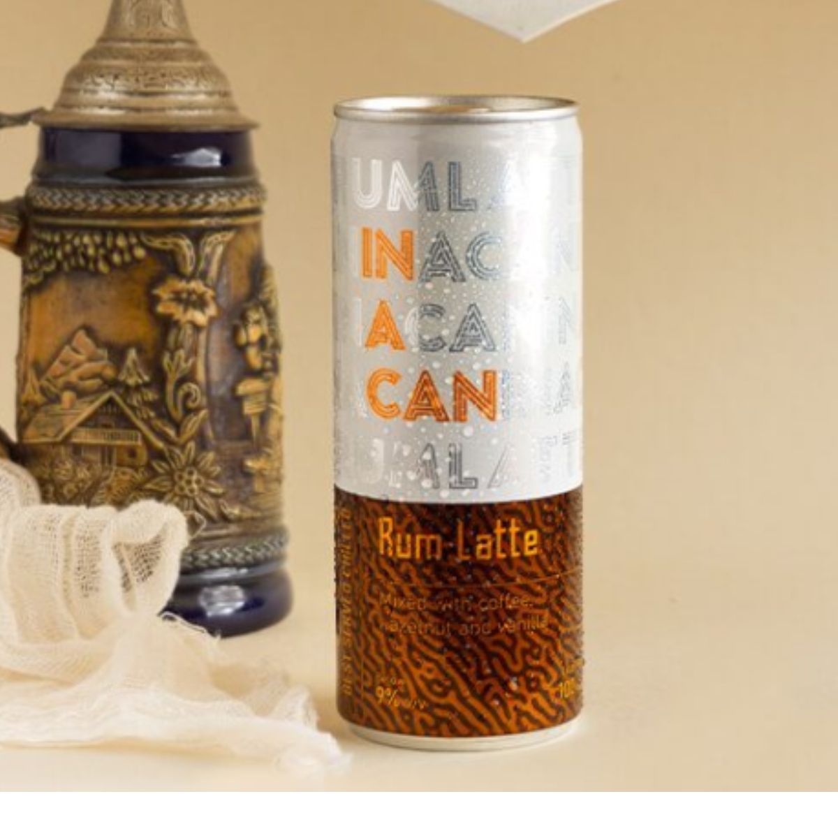 Inacan - Rum Latte Mixed with Coffee, Hazelnut and Vanilla - 250ml