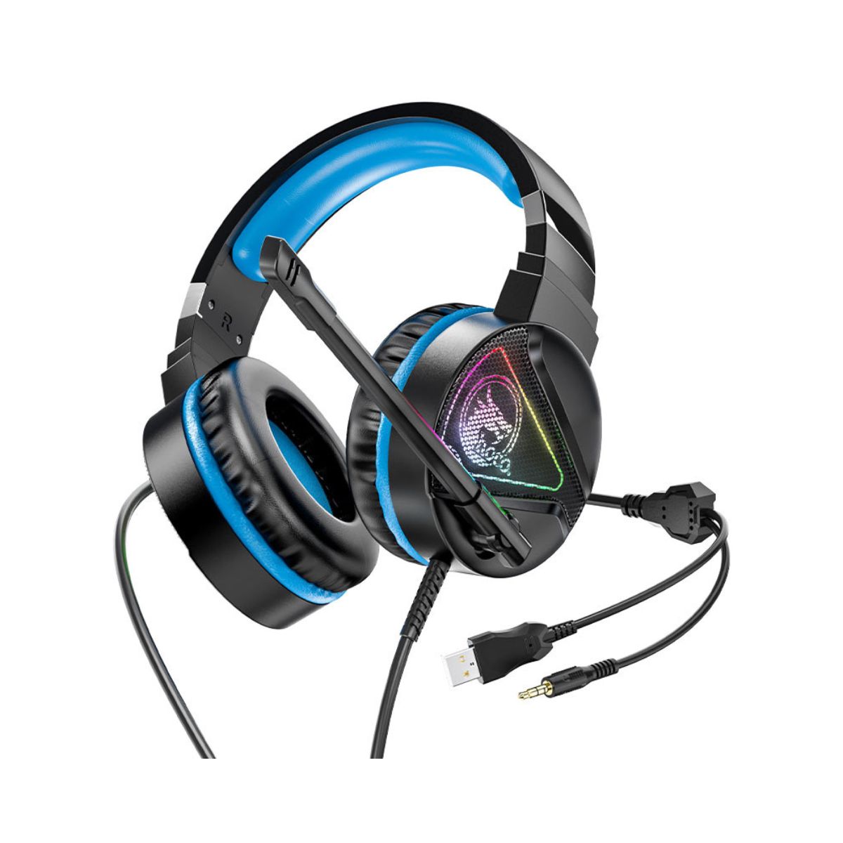 Hoco W104 Drift Gaming Headphones - Blue