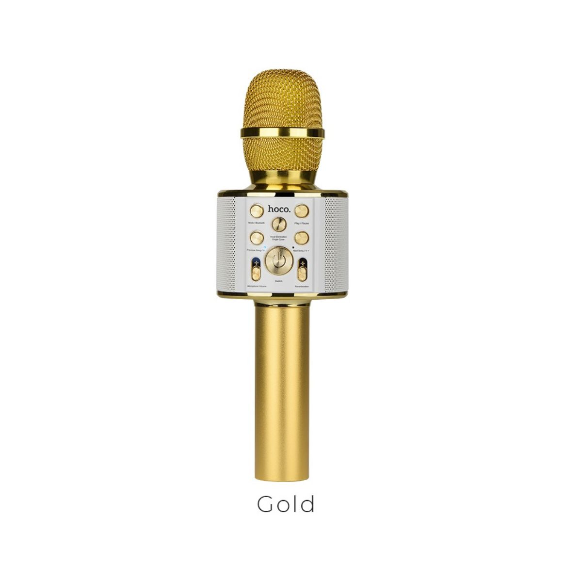 Hoco BK3 Cool Sound KTV Microphone - Gold