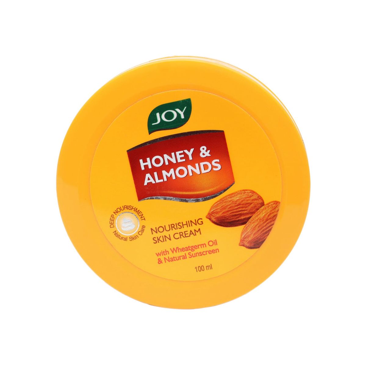 Joy Honey & Almonds - Nourishing Skin Cream With Wheatgerm Oil & Natural Sunscreen - 100ml