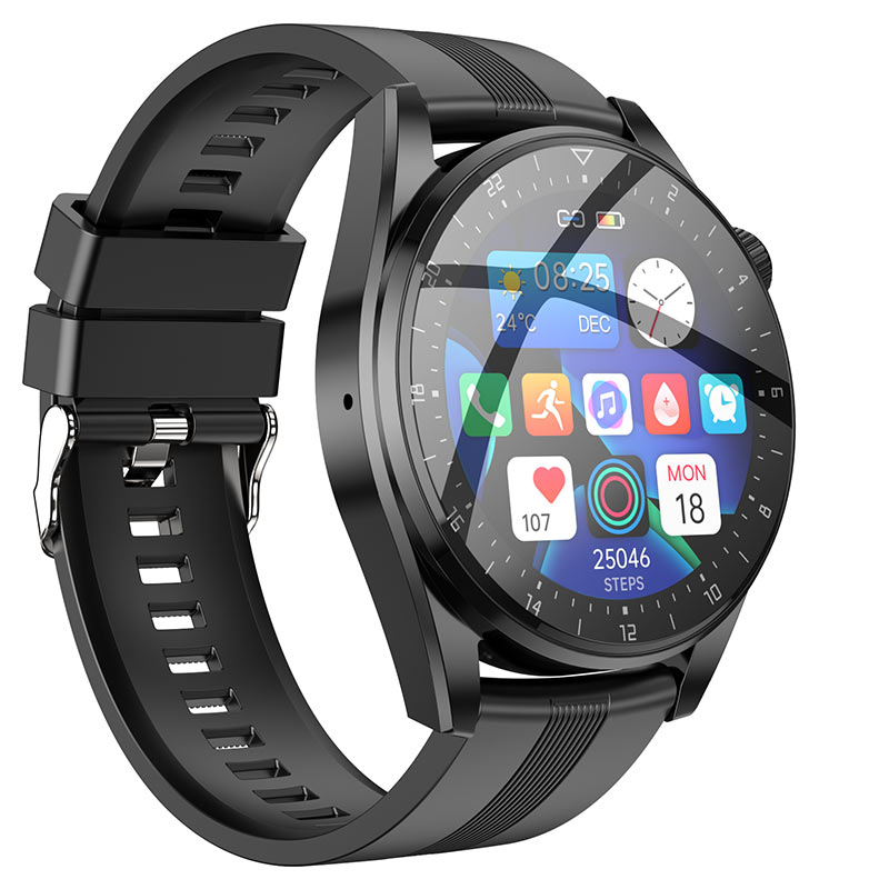 Hoco Y9 Smart Sports Watch (Call Version) - Black