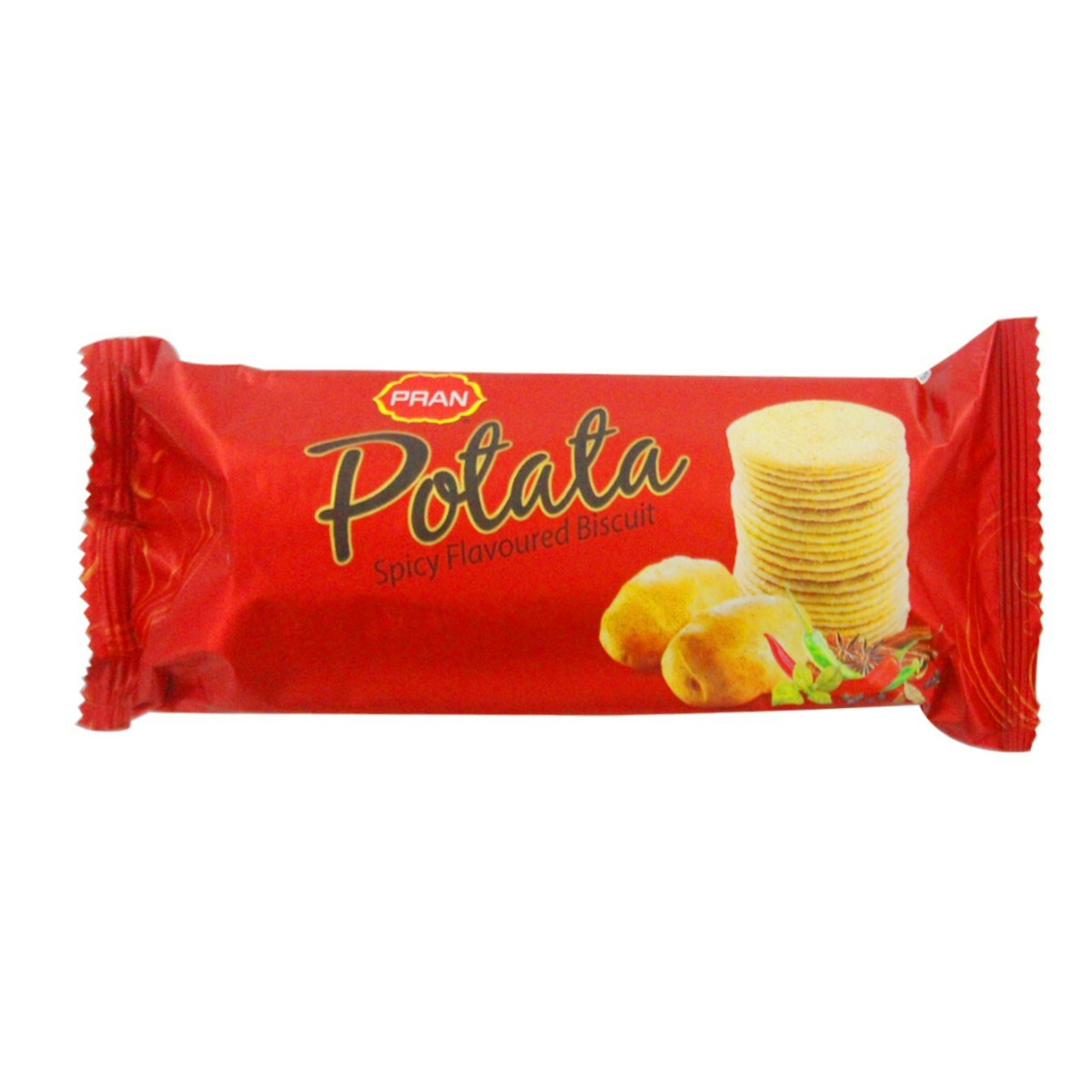 Pran Potata Spicy Biscuit - 75g