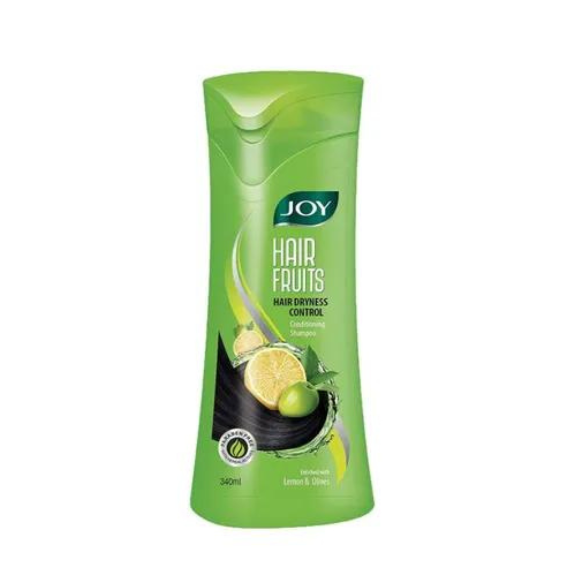 Joy Hair Fruits - Hair Dryness Control Conditioning Shampoo - Lemon Fruit And Olives - 340ml
