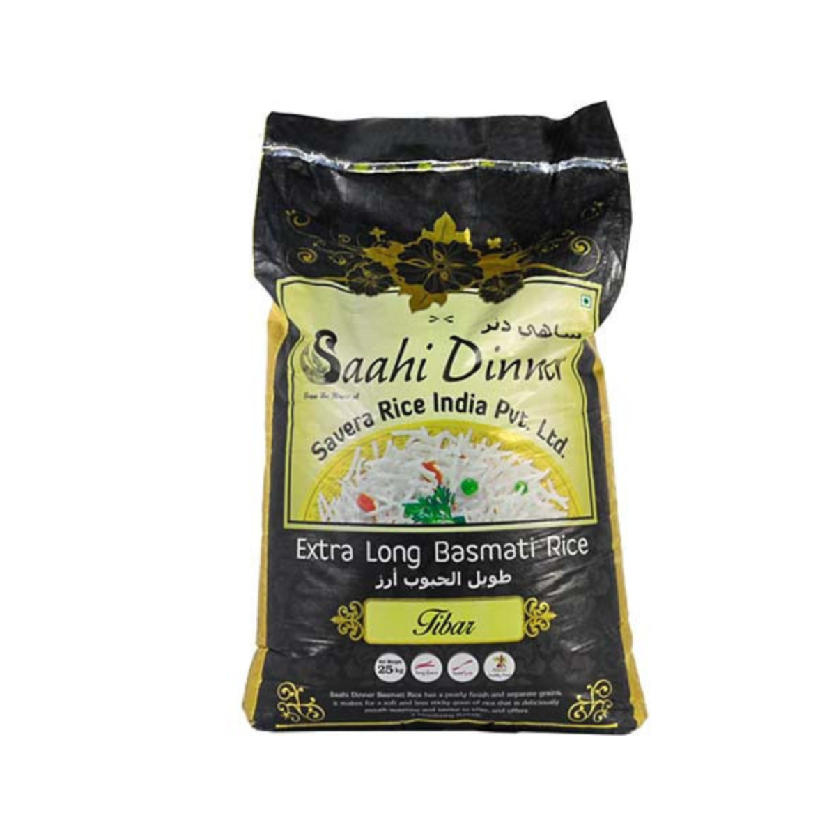 Saahi Dinner Tibar Extra Long Basmati Rice - 26kg