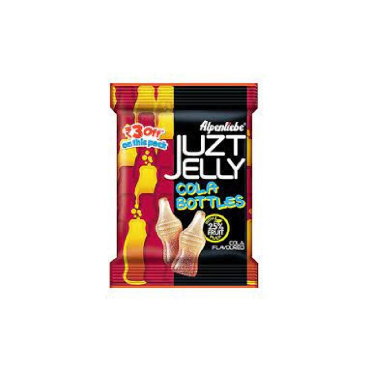 Alpenliebe Juzt Jelly Cola Bottles - Immunity Boosting Vitamin C - 22.5g
