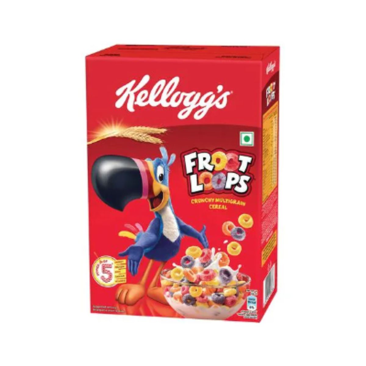 Kellogg's Froot Loops - Crunchy Multigrain Cereal - 285g