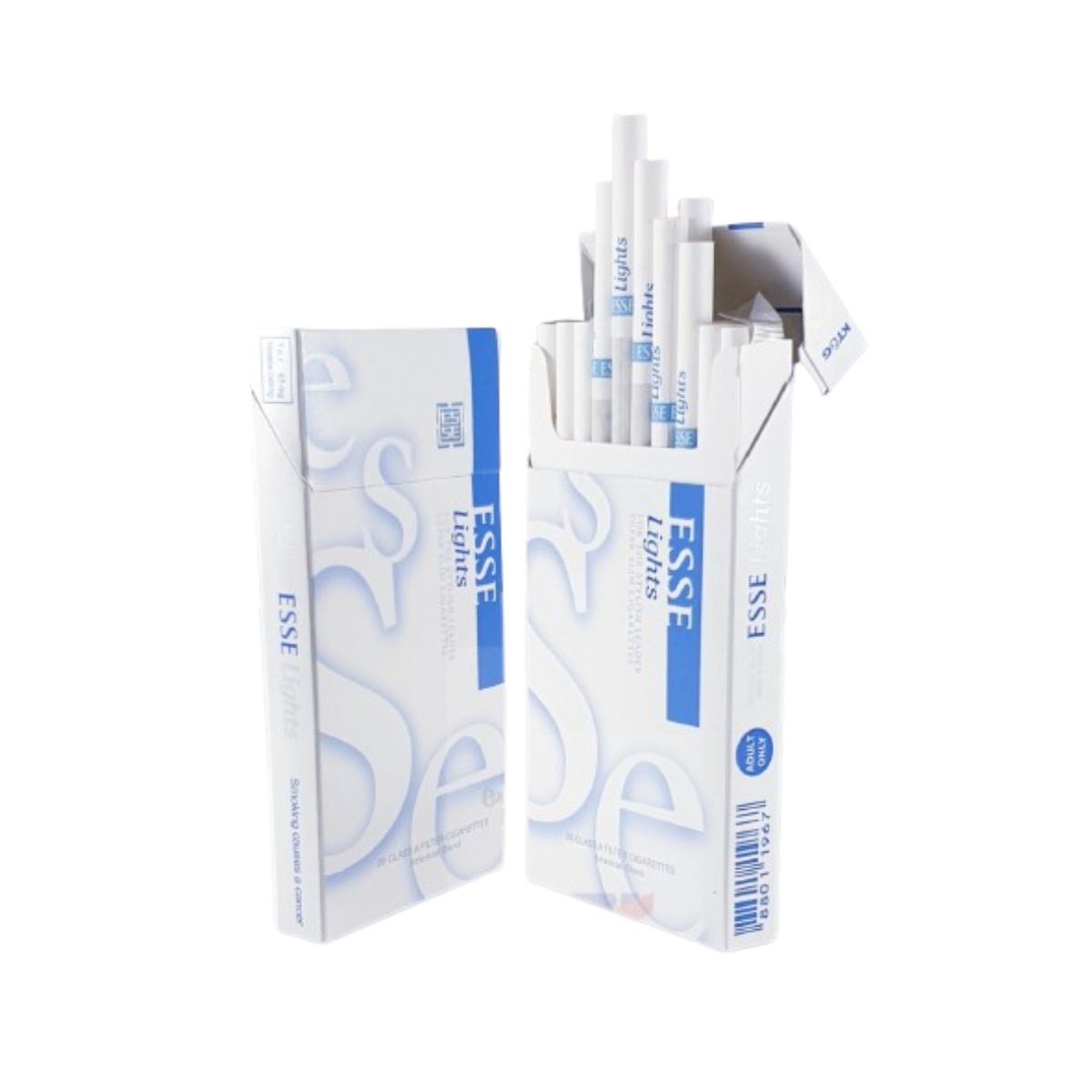 Esse Lights - Super Slim Cigarettes - Pack Of 20 Pcs