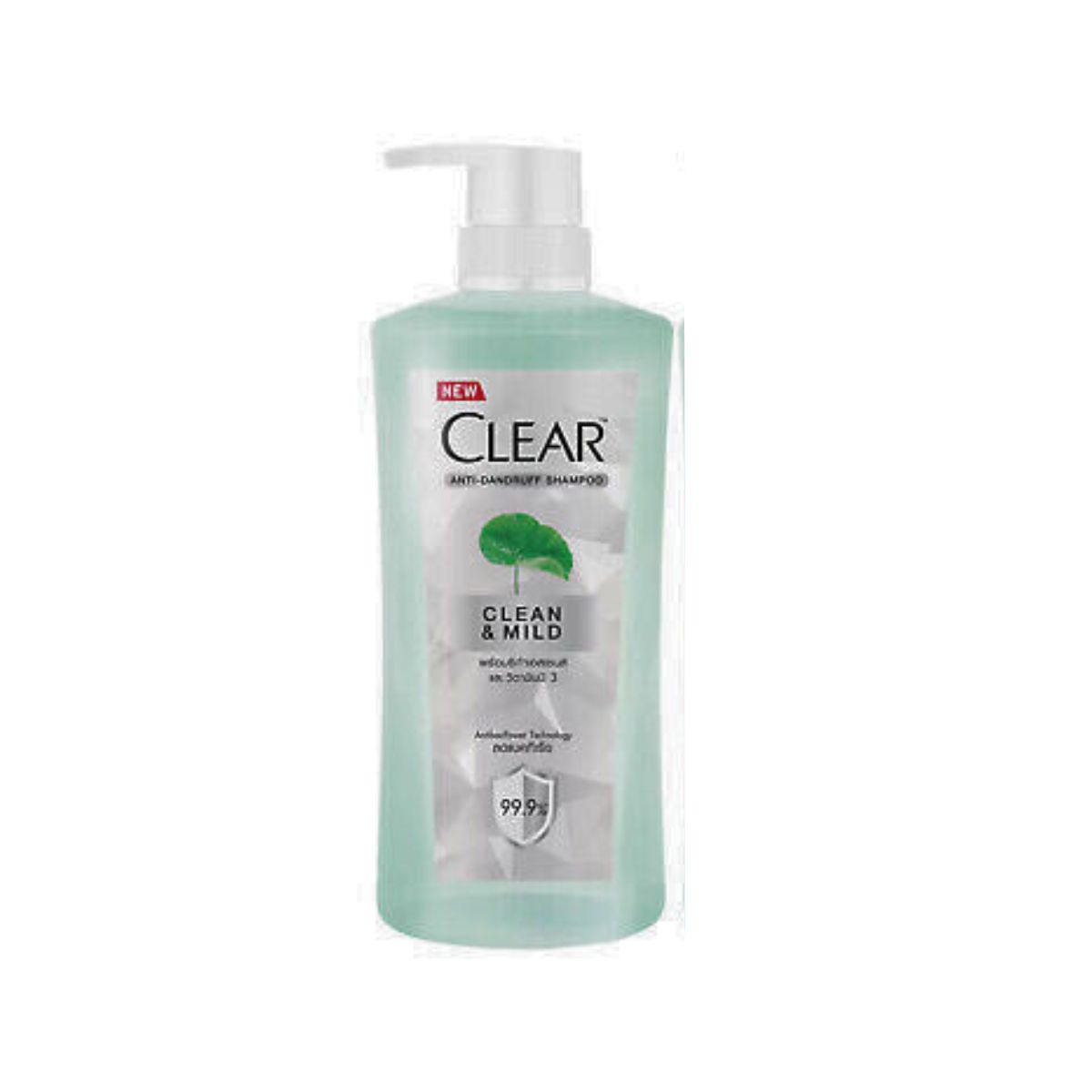 Clear Anti Dandruff Shampoo - Clean & Mild - 480ml