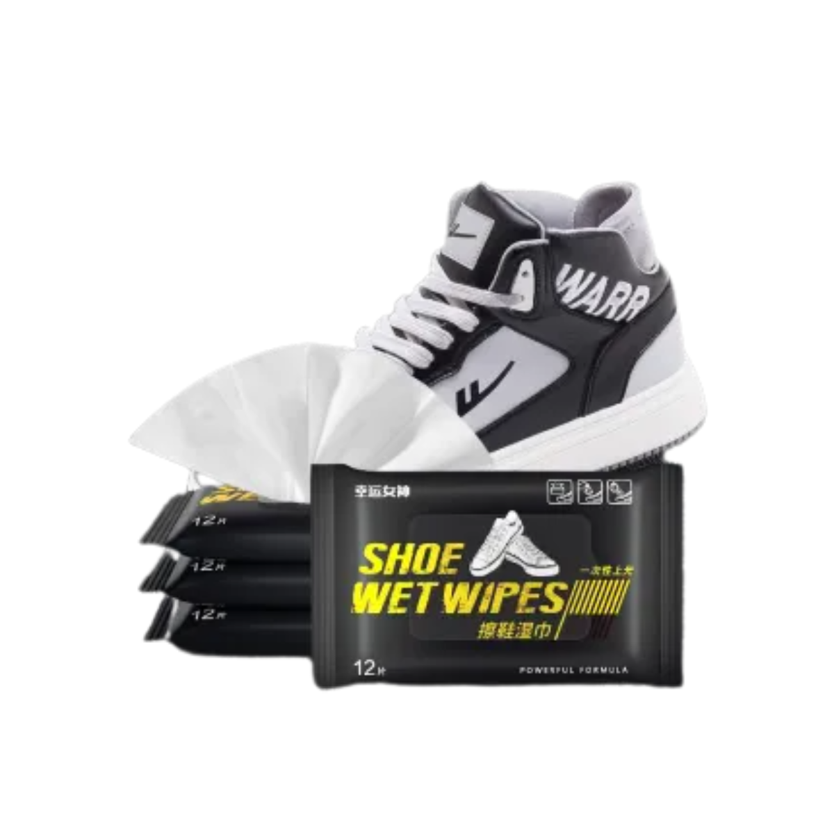 Shoe Wet Wipes - 80 Pieces