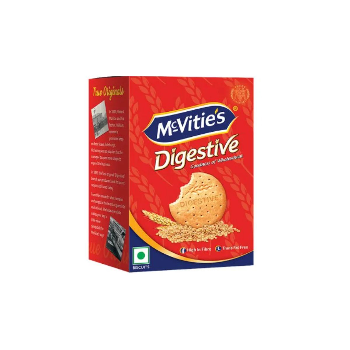 McVitie's Digestive Biscuit - Goodness 0f WholeWheat - 253.3g