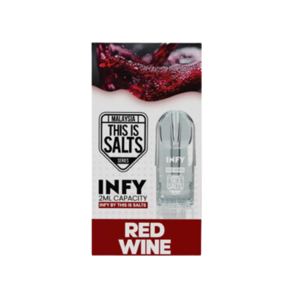 This Is Salts Infy Nicotine Vape Pod - Red Wine - 2ml, Grocery Babu