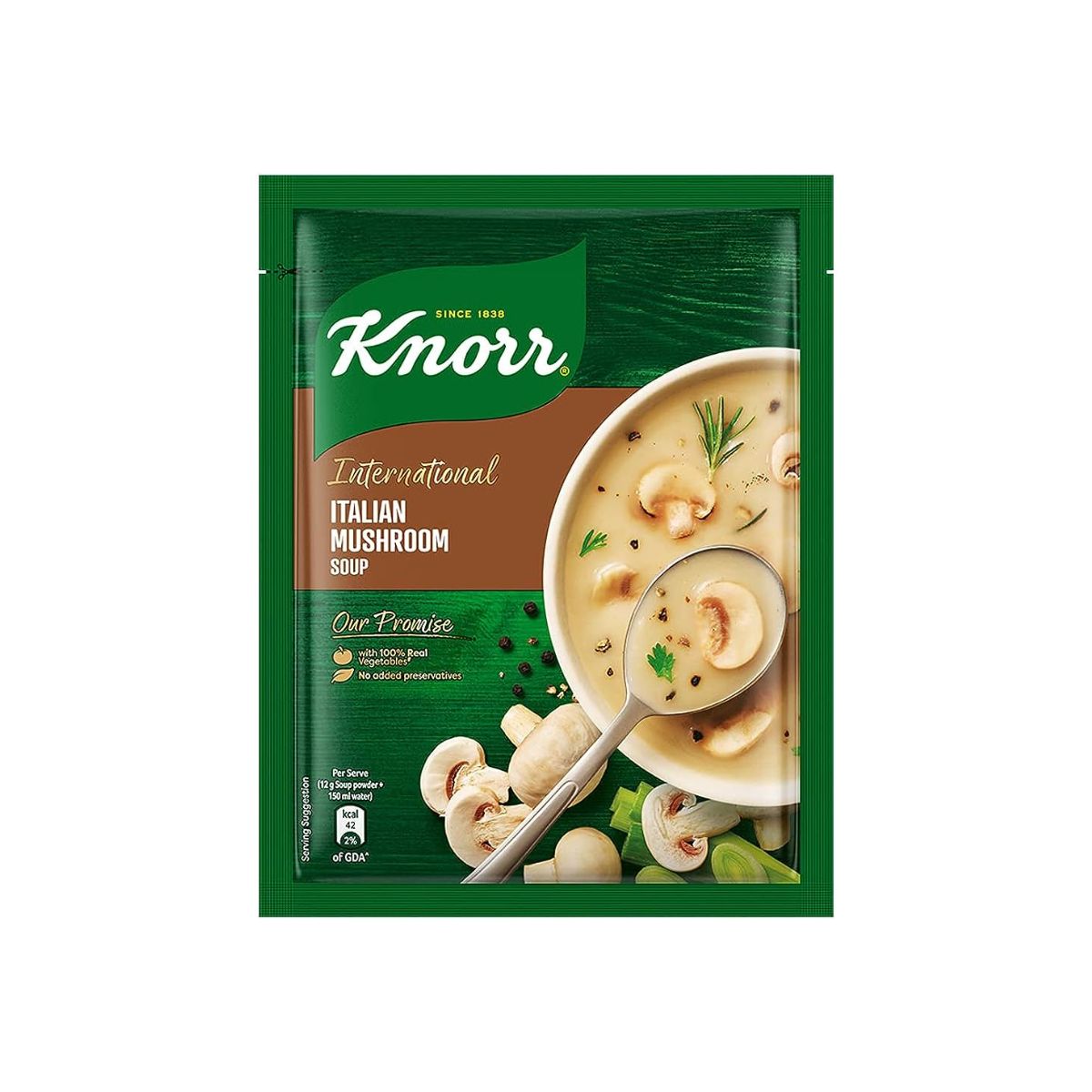Knorr Italian Mushroom Soup - International - 100% Real Vegetables - 46g
