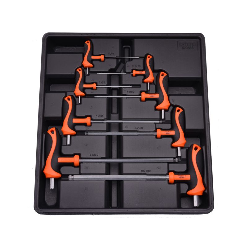 Harden 8Pcs t Handle Hex Key Set - 520656