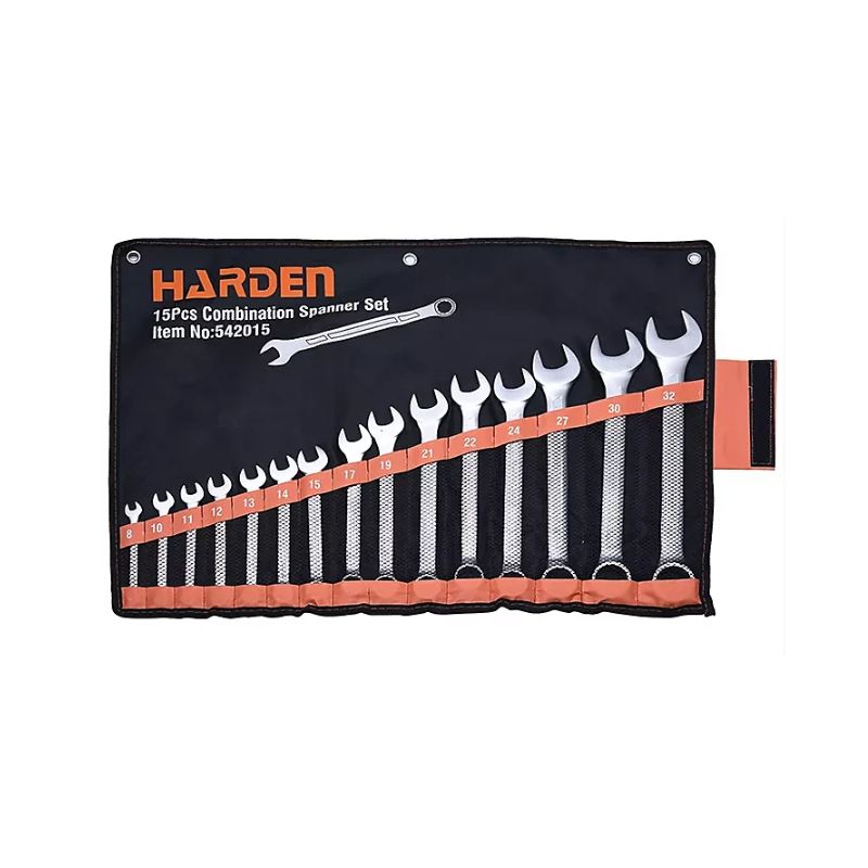 Harden 15 Pcs Combination Spanner Set - 542015