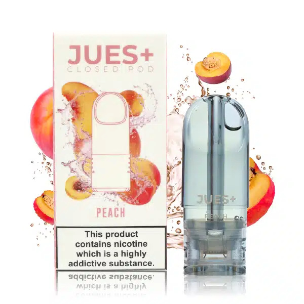 Jues Plus Closed Pod - Peach - 2.5ml - 3% Nicotine