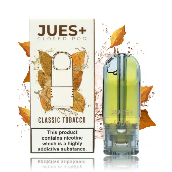Jues Plus Closed Pod - Classic Tobacco - 2.5ml - 3% Nicotine