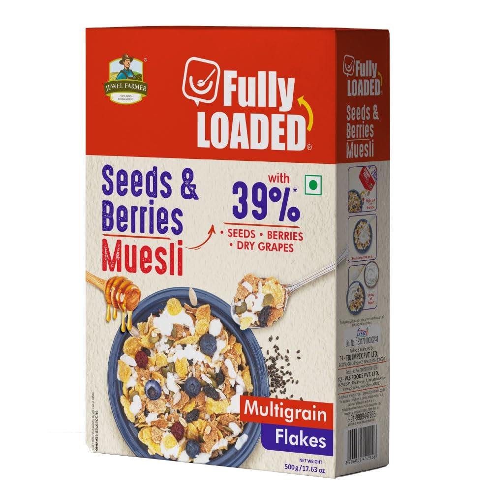 Jewel Farmer Filly Loaded Seed And Berries Muesli - 500g