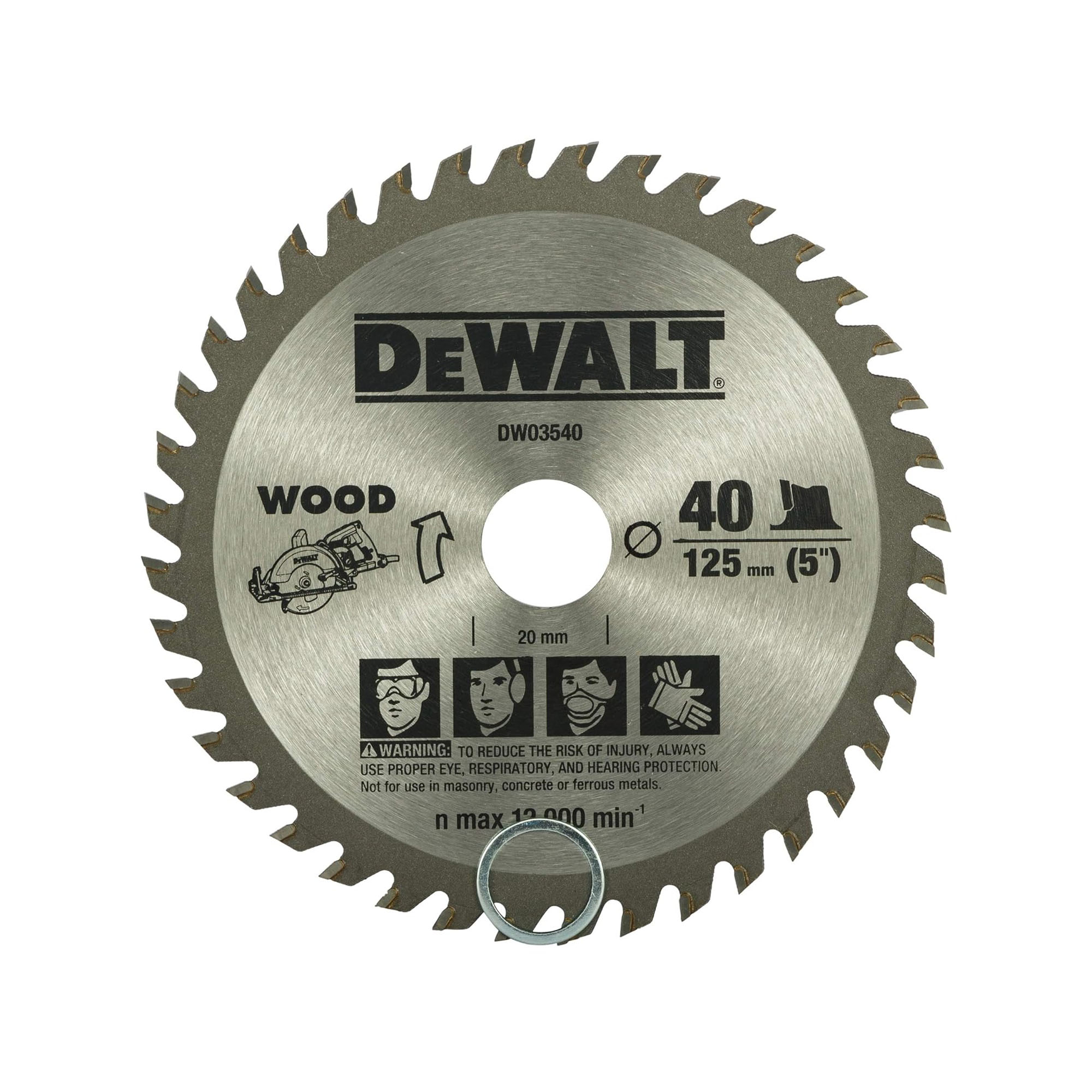 DeWalt Wood Cutting Blade 5'' DW03540