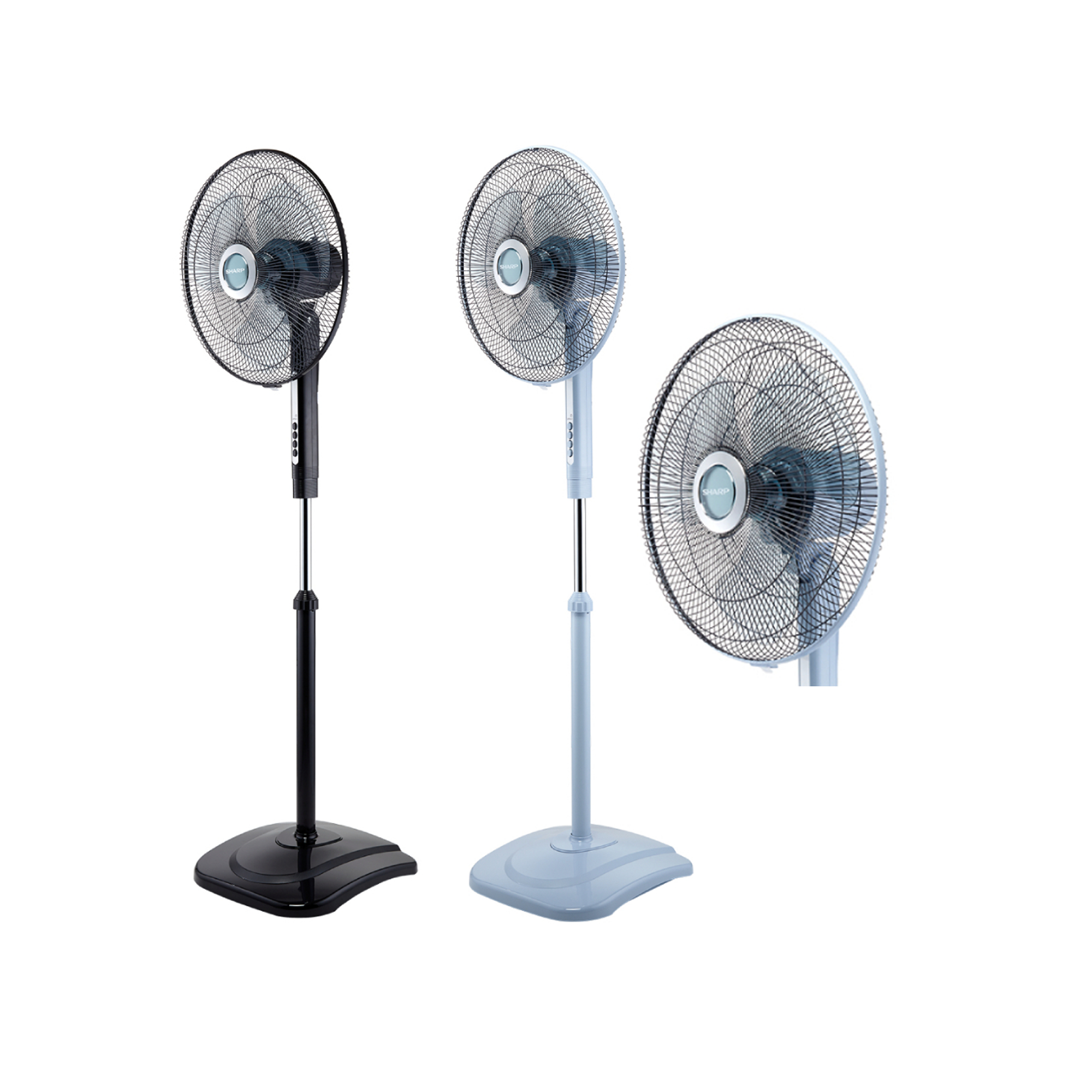 Sharp Stand Fan - PJS169BL - 16 Inches Long