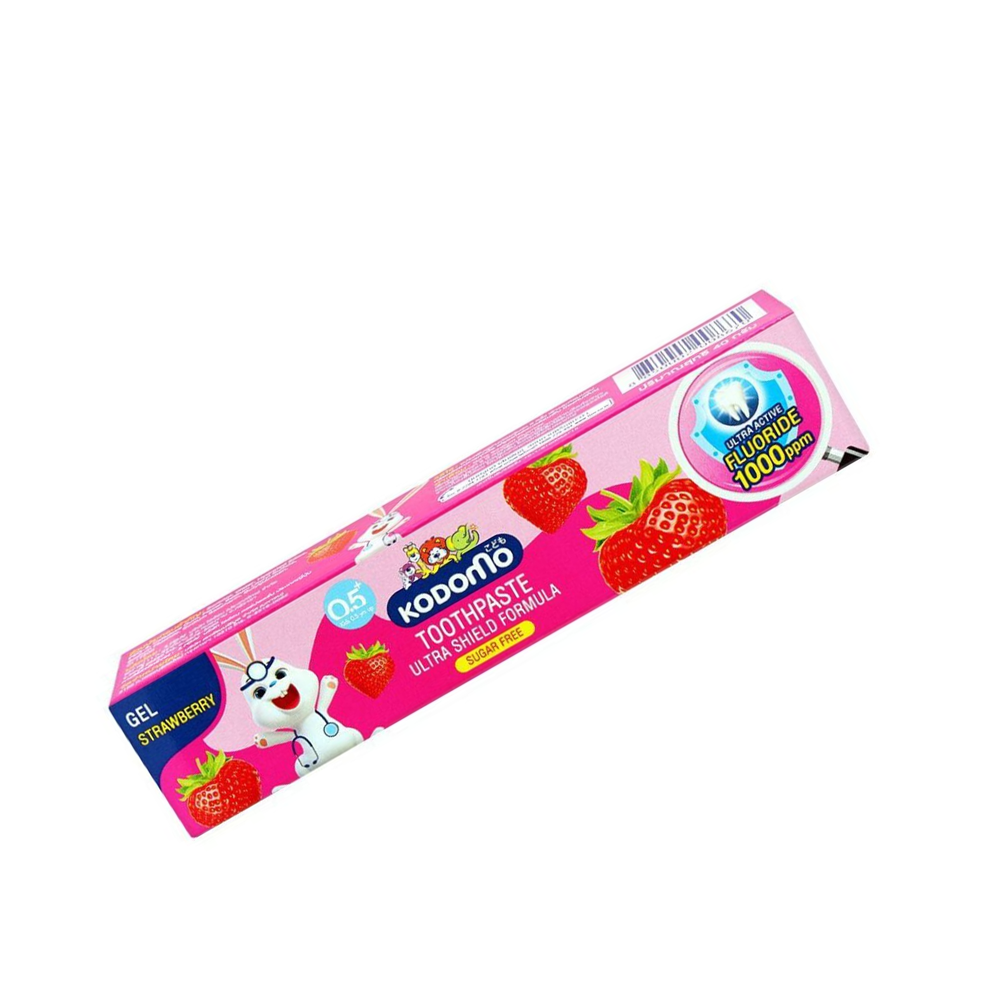 Kodomo Toothpaste Ultra Shield Formula - Sugar Free - Gel Strawberry