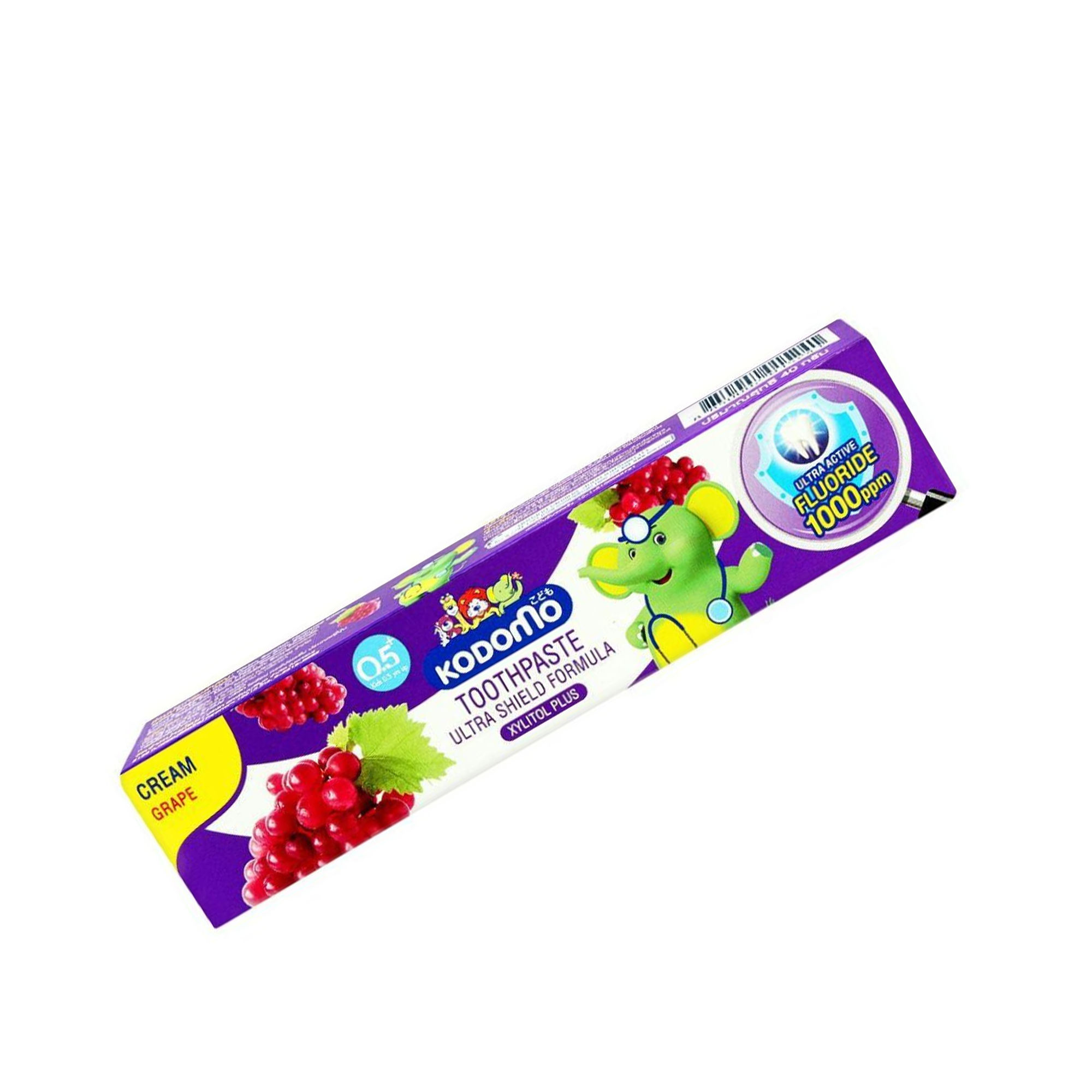 Kodomo Toothpaste Ultra Shield Formula - Xylitol Plus - Cream Grape